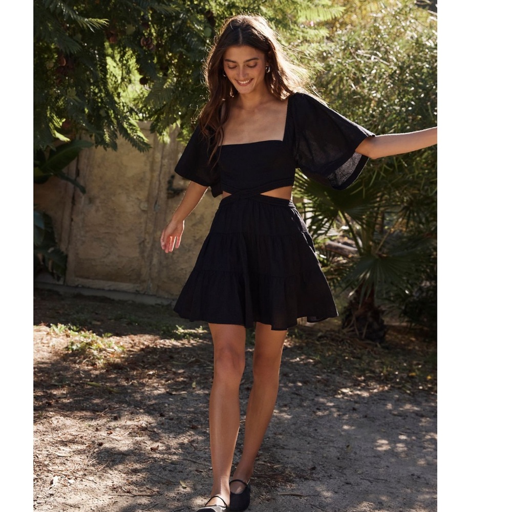 Free People Cross Of Sunlight Mini Dress